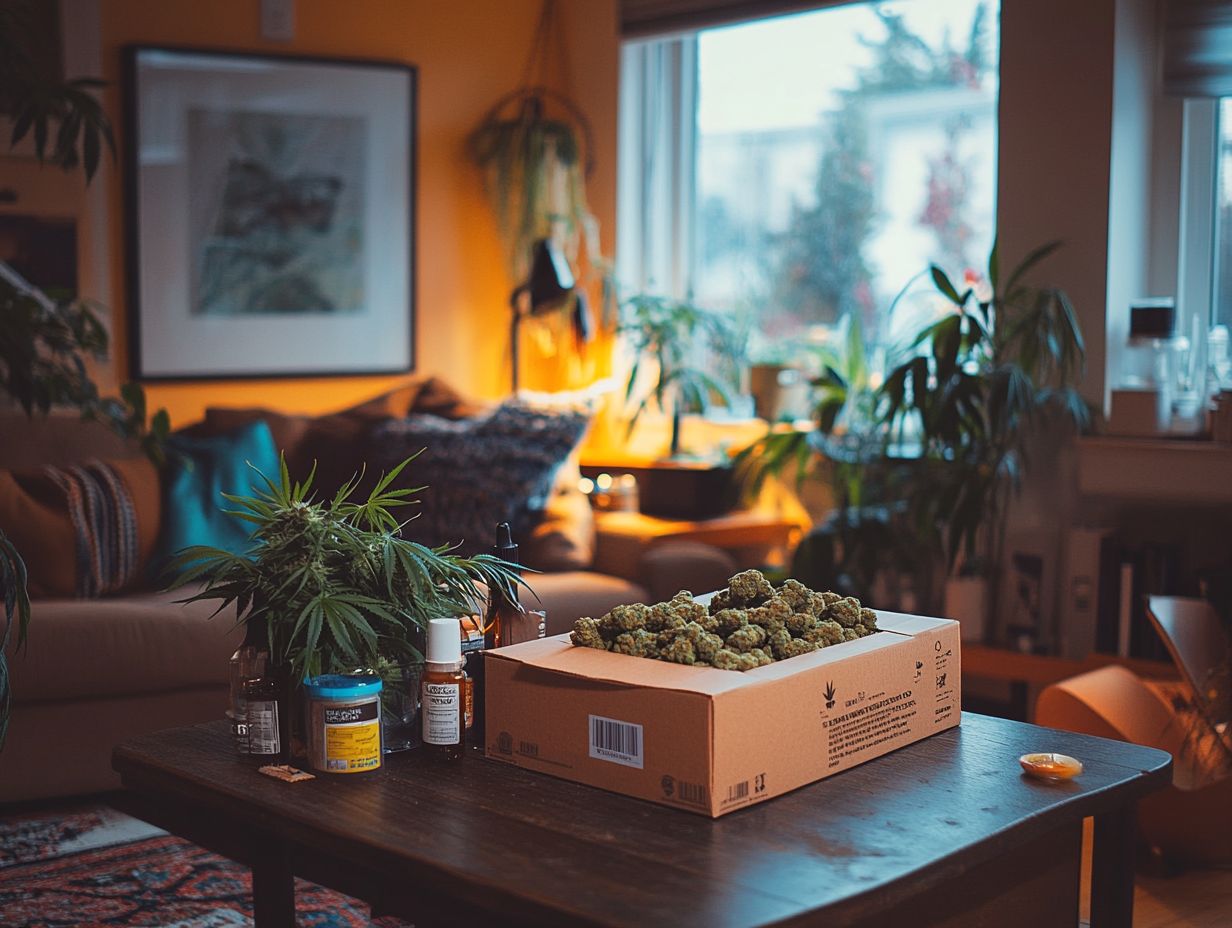 What are some popular new cannabis products available for delivery in Calgary?